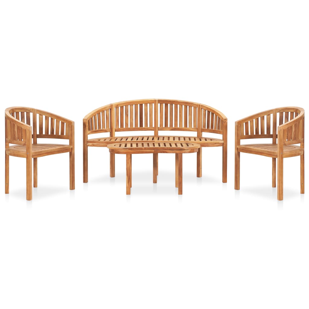 vidaXL Garden Lounge Set | Teak | Solid teak wood | Large | Durable