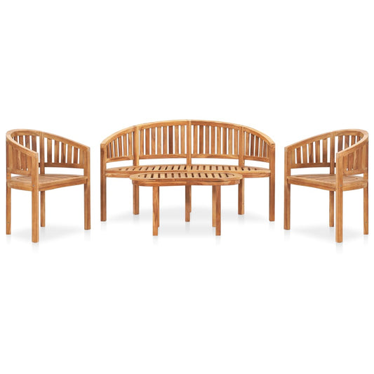 vidaXL Garden Lounge Set | Teak | Solid teak wood | Large | Durable