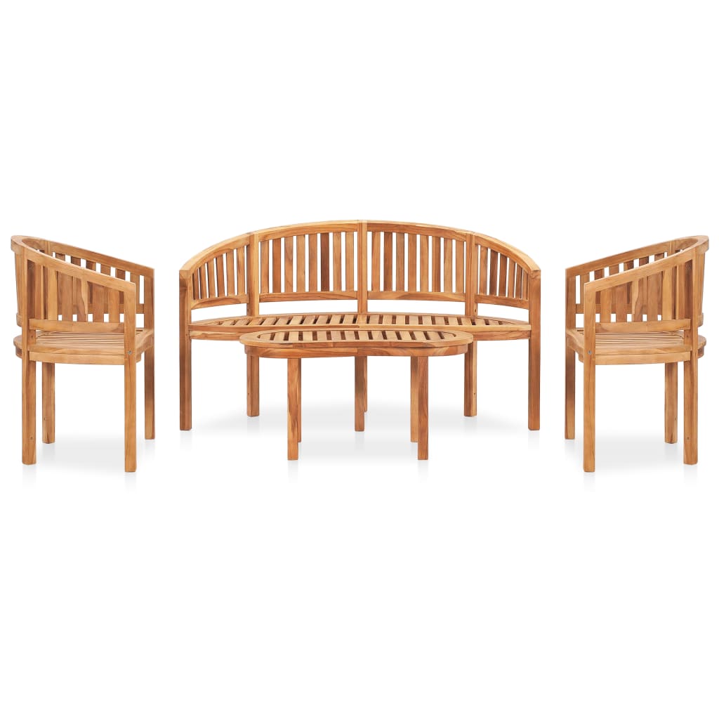 vidaXL Garden Lounge Set | Teak | Solid teak wood | Large | Durable