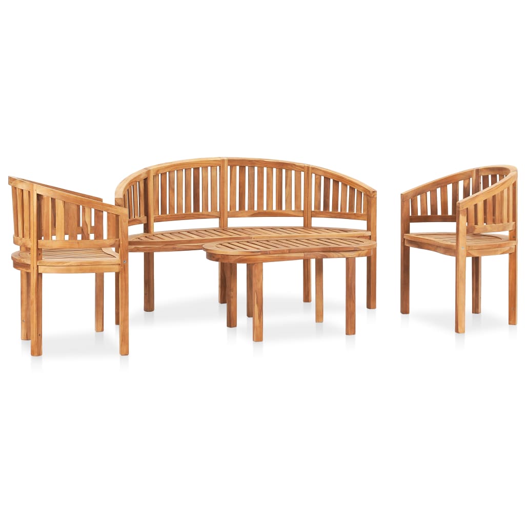 vidaXL Garden Lounge Set | Teak | Solid teak wood | Large | Durable
