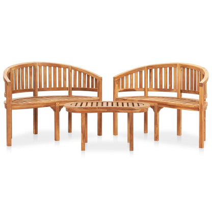 vidaXL Garden Lounge Set | Teak | Solid Teak Wood | Medium | Durable