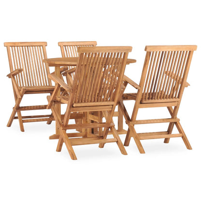 vidaXL Outdoor Dining Set | Teak | Fine sanded teak hardwood | Standard