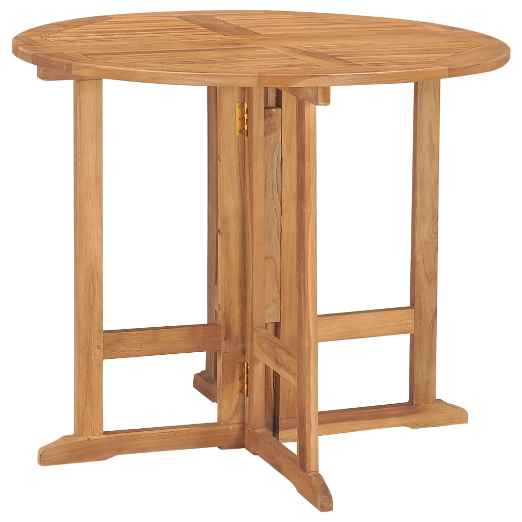 vidaXL Outdoor Dining Set | Teak | Fine sanded teak hardwood | Standard