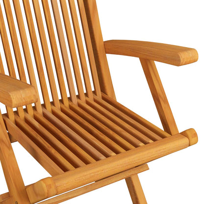 vidaXL Outdoor Dining Set | Teak | Fine sanded teak hardwood | Standard
