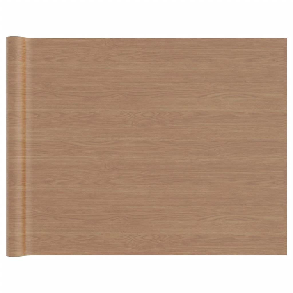vidaXL Self-adhesive Furniture Film Light Oak 500x90 cm PVC