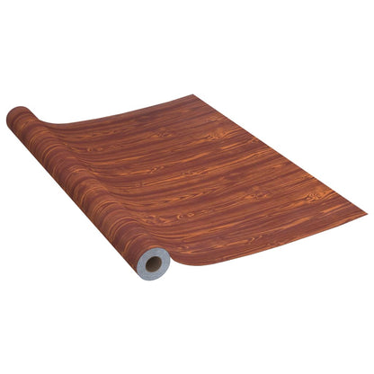 vidaXL Self-adhesive Furniture Film Acacia 500x90 cm PVC
