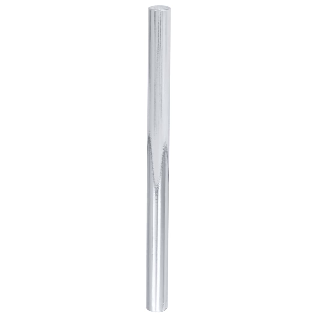 vidaXL Self-adhesive Furniture Film High Gloss Silver 500x90 cm PVC