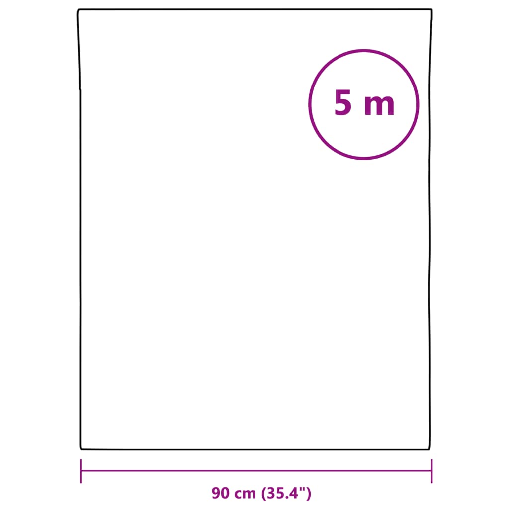 vidaXL Self-adhesive Furniture Film High Gloss Silver 500x90 cm PVC