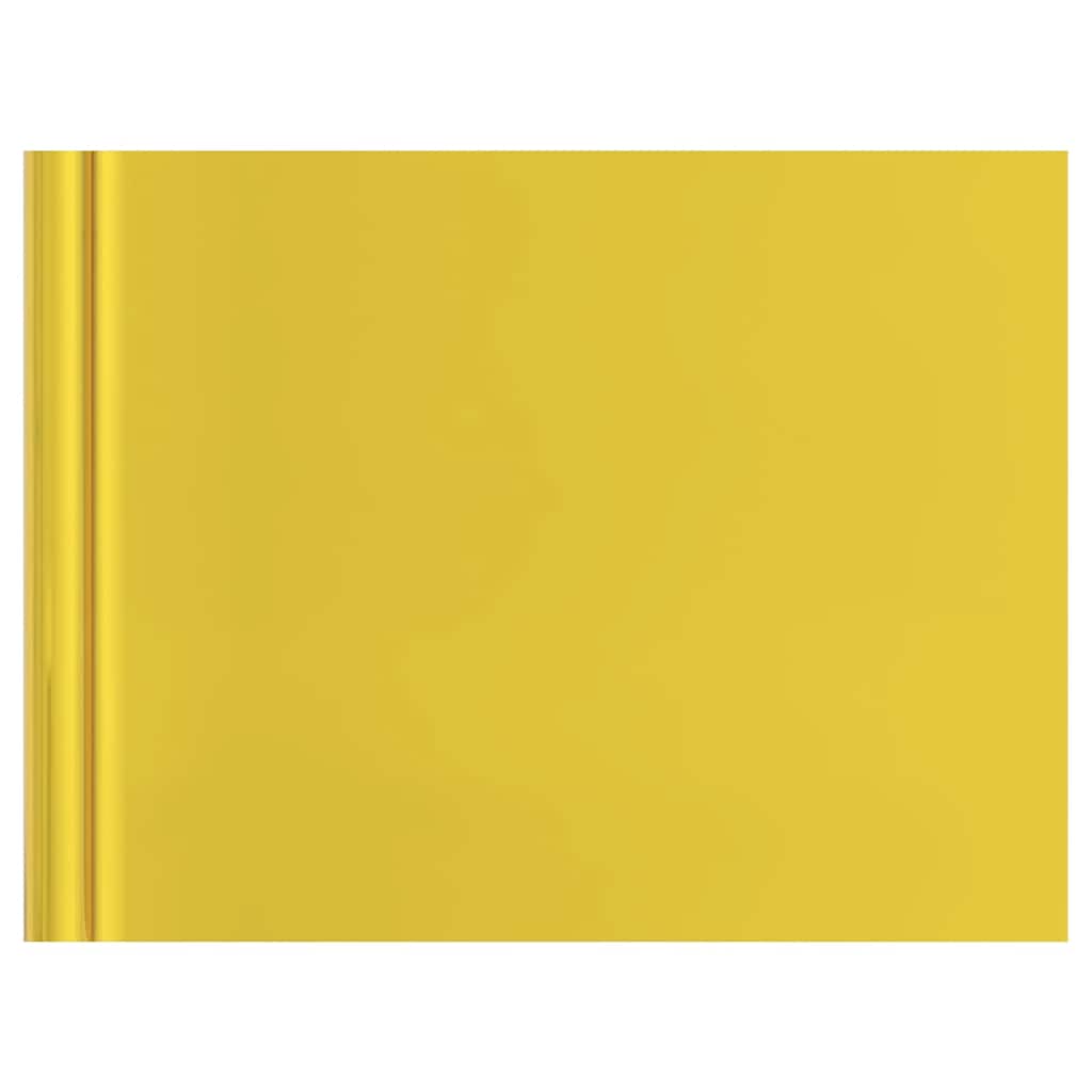 vidaXL Self-adhesive Furniture Film High Gloss Gold 500x90 cm PVC