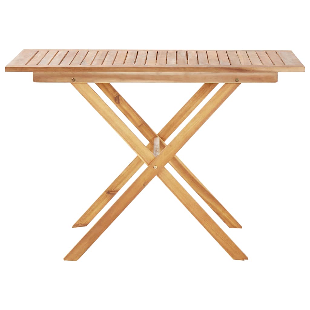vidaXL 3 Piece Garden Dining Set Poly Rattan & Solid Acacia Wood Grey