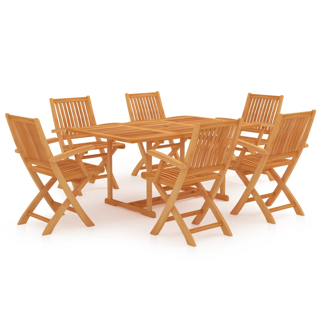 vidaXL Garden Dining Set | Warm Teak Brown