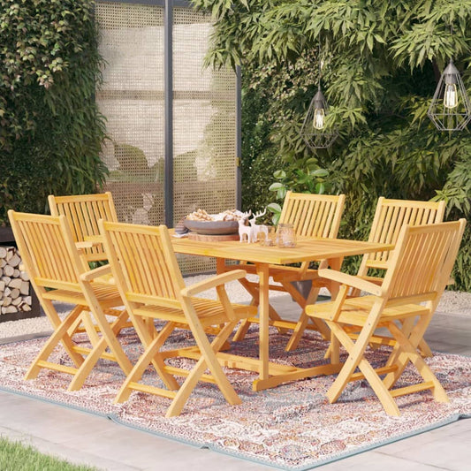 vidaXL Garden Dining Set | Warm Teak Brown