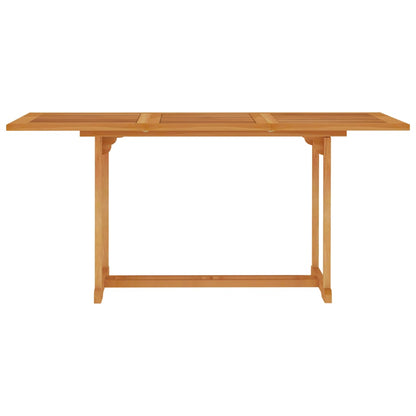 vidaXL Garden Dining Set | Warm Brown | Finely sanded teak hardwood