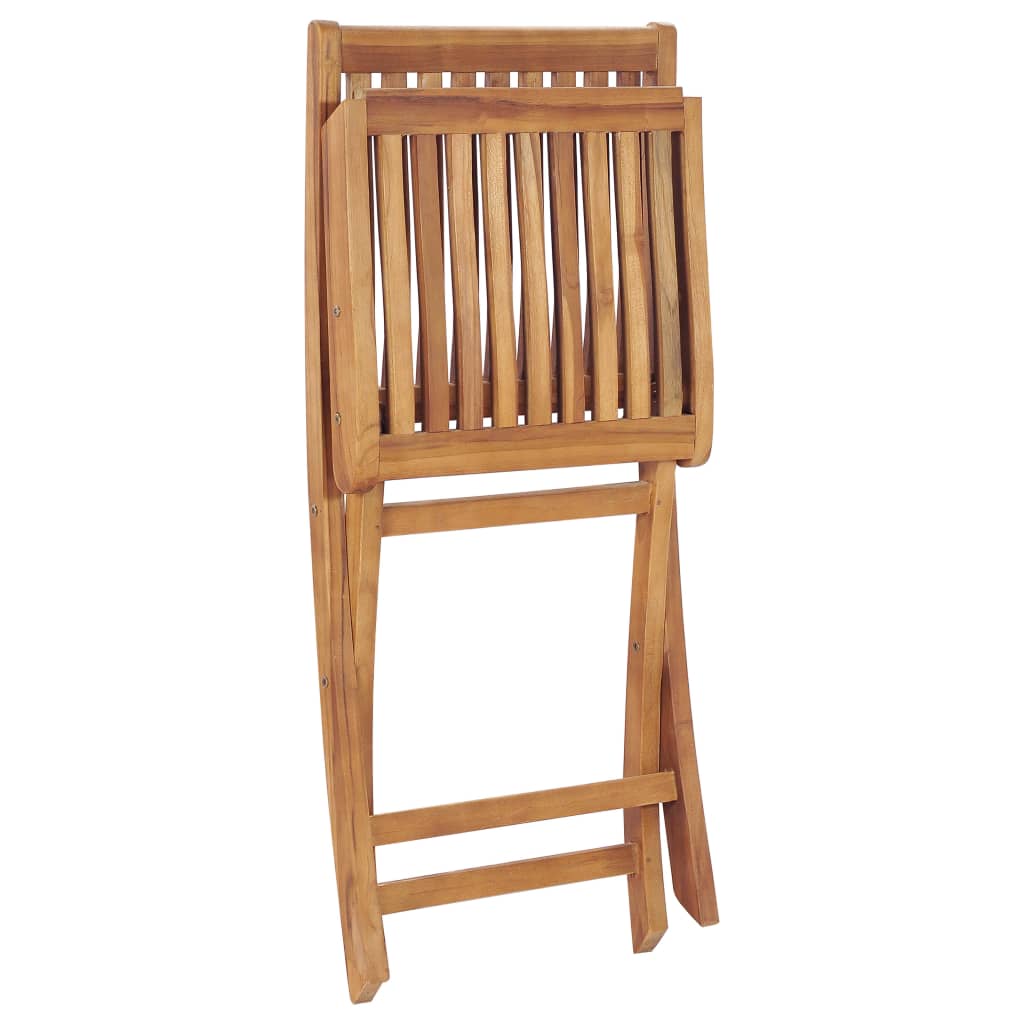 vidaXL Garden Dining Set | Warm Brown | Finely sanded teak hardwood