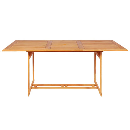 vidaXL 9 Piece Garden Dining Set Solid Teak Wood