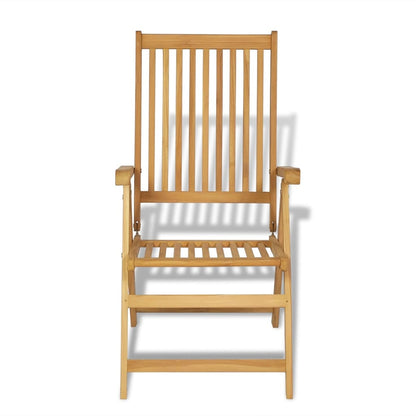 vidaXL 9 Piece Garden Dining Set Solid Teak Wood