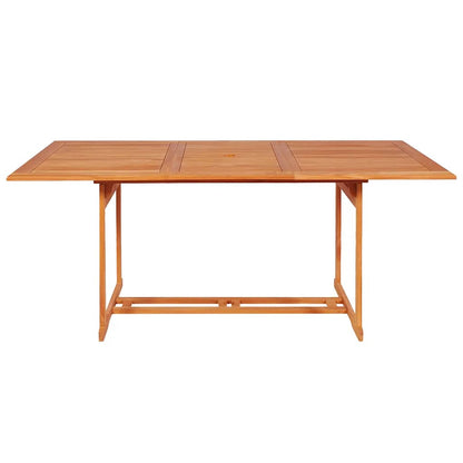 3059575 vidaXL 7 Piece Garden Dining Set Solid Teak Wood (43034+3x315104)