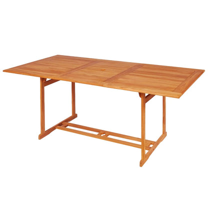 vidaXL Garden Dining Set | Natural teak | Fine sanded teak hardwood | Large