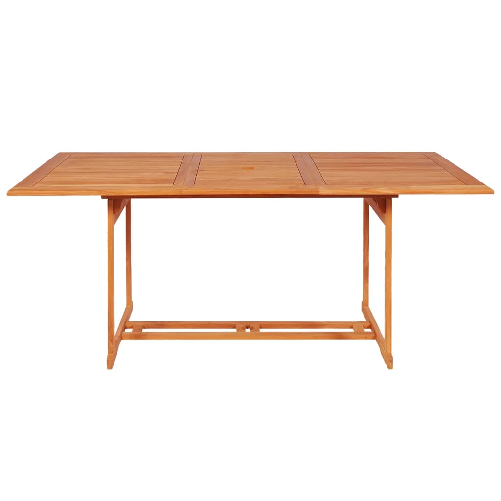 vidaXL Garden Dining Set | Natural teak | Fine sanded teak hardwood | Large