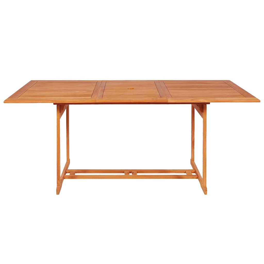 3059576 vidaXL 9 Piece Garden Dining Set Solid Teak Wood (43034+4x315104)