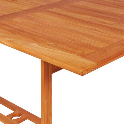 vidaXL Garden Dining Set | Natural teak | Fine sanded teak hardwood | Large