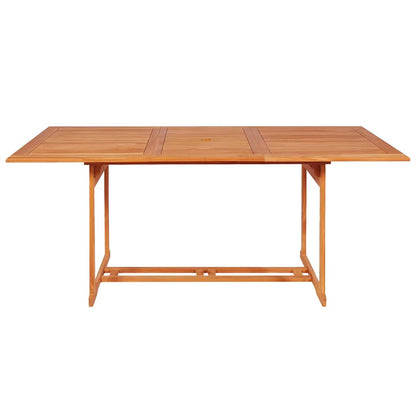 3059577 vidaXL 7 Piece Garden Dining Set Solid Teak Wood (43034+3x315105)