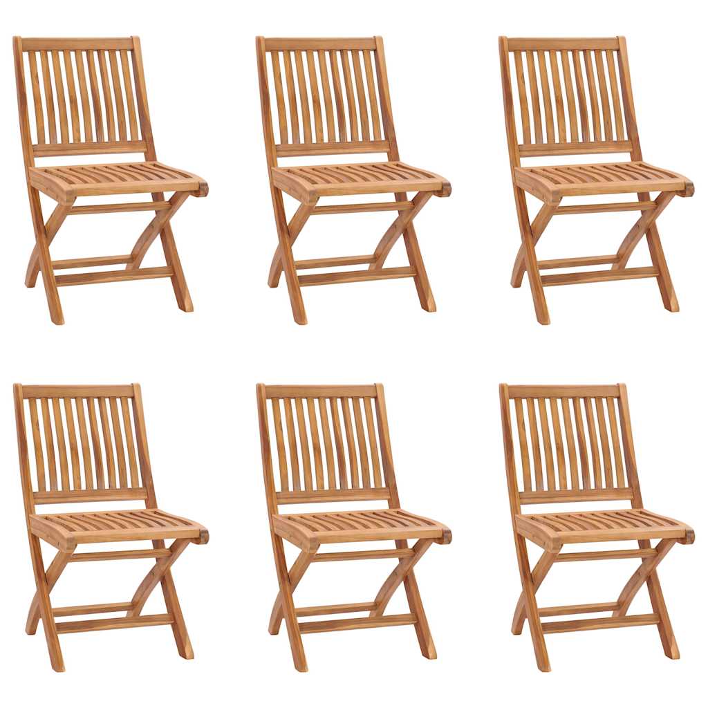 3059577 vidaXL 7 Piece Garden Dining Set Solid Teak Wood (43034+3x315105)