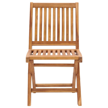 3059578 vidaXL 9 Piece Garden Dining Set Solid Teak Wood (43034+4x315105)