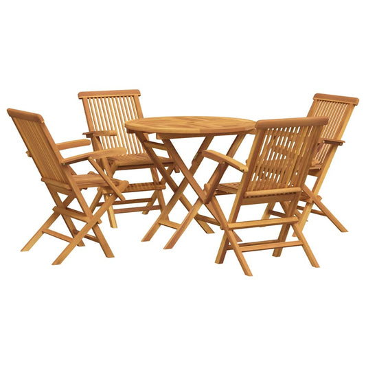 vidaXL Garden Dining Set | Warm teak wood | Fine sanded teak hardwood | Medium