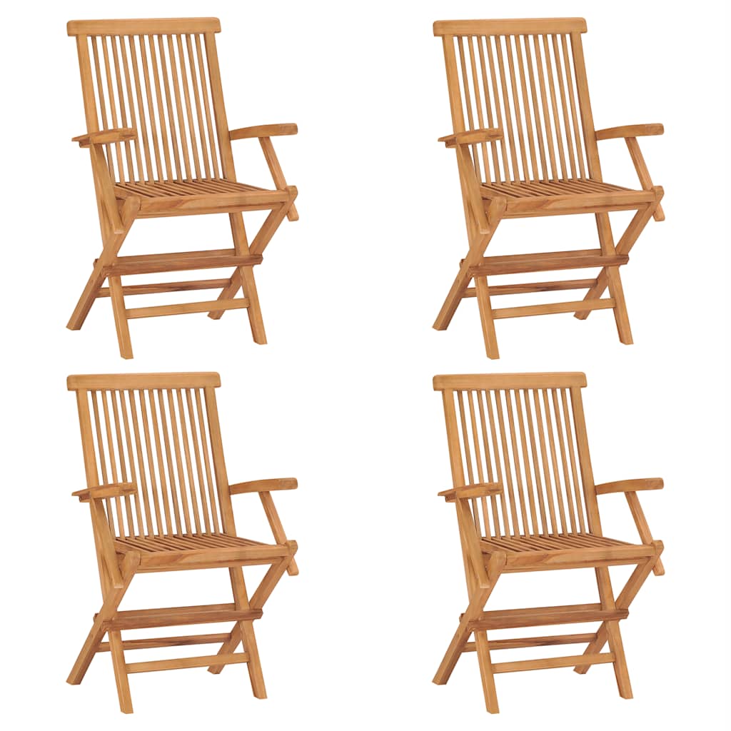 vidaXL Garden Dining Set | Warm Teak | Smooth sanded teak hardwood | Medium