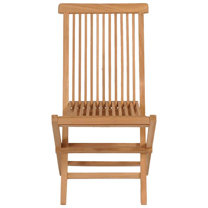 3059583 vidaXL 5 Piece Garden Dining Set Solid Teak Wood (47419+43040)