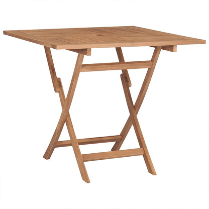3059583 vidaXL 5 Piece Garden Dining Set Solid Teak Wood (47419+43040)