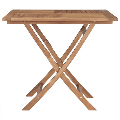 3059583 vidaXL 5 Piece Garden Dining Set Solid Teak Wood (47419+43040)