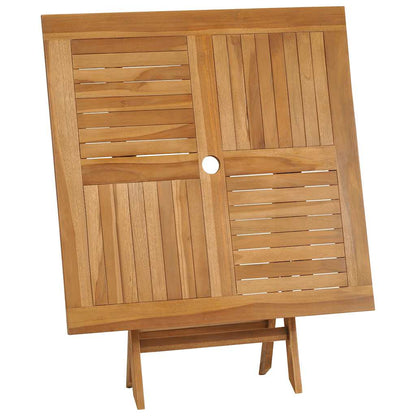 vidaXL Garden Dining Set | Warm wood tone | Fine sanded teak hardwood