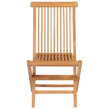 vidaXL 7 Piece Garden Dining Set Solid Teak Wood