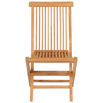 vidaXL 7 Piece Garden Dining Set Solid Teak Wood