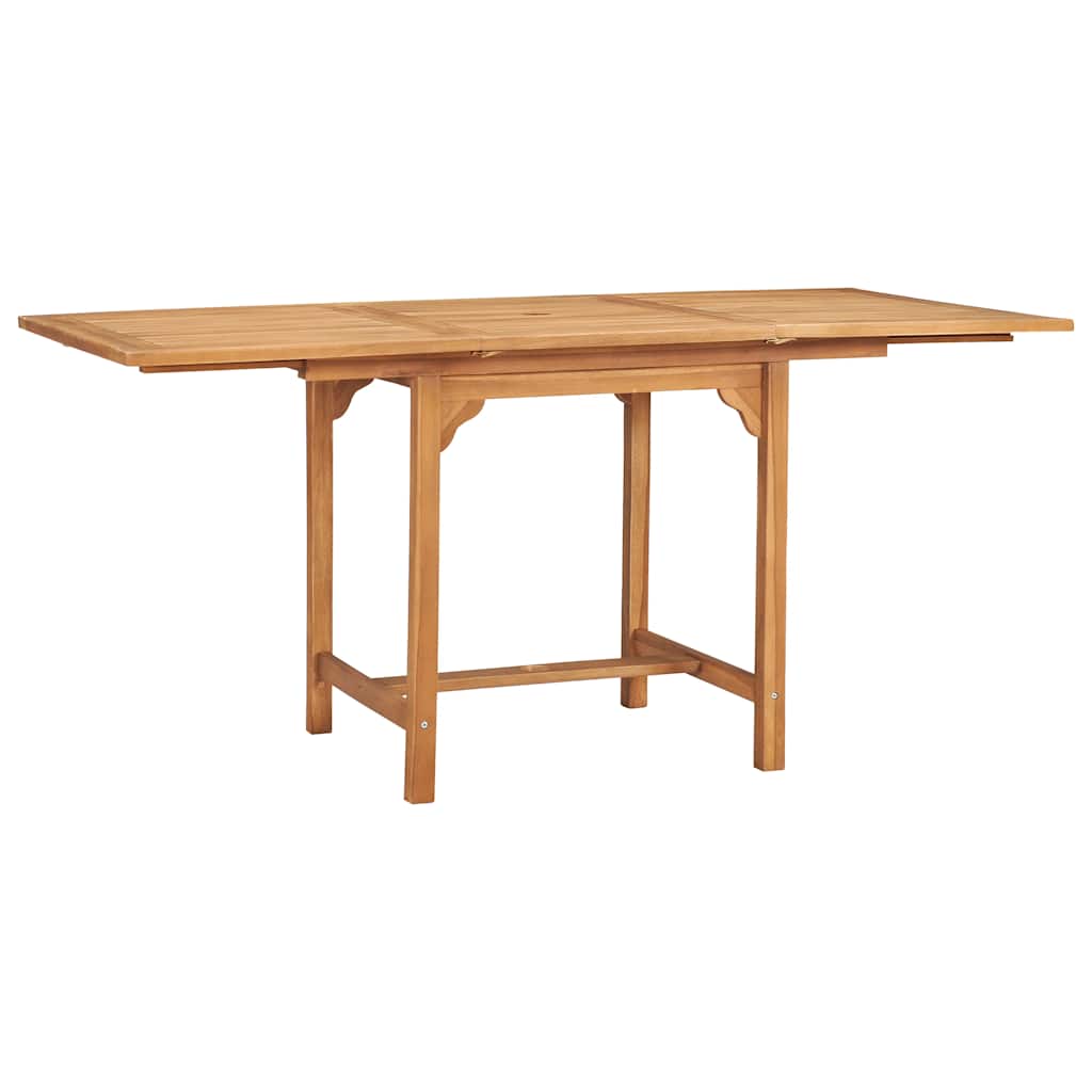 vidaXL Garden Dining Set | Warm brown | Fine sanded teak hardwood | Foldable