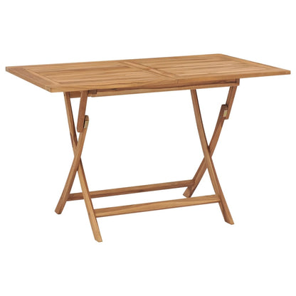 vidaXL 5 Piece Garden Dining Set Solid Teak Wood