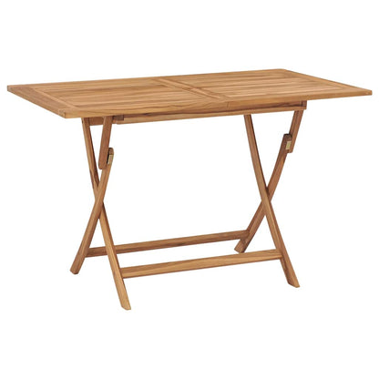 vidaXL 7 Piece Garden Dining Set Solid Teak Wood