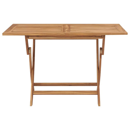 vidaXL 7 Piece Garden Dining Set Solid Teak Wood