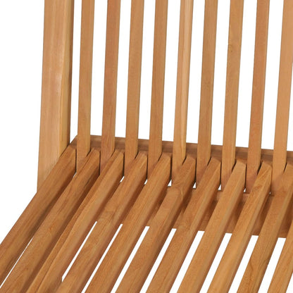 vidaXL 7 Piece Garden Dining Set Solid Teak Wood