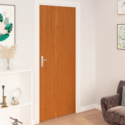 3059645 vidaXL Self-adhesive Door Films 4 pcs Light Oak 210x90 cm PVC (2x146114)