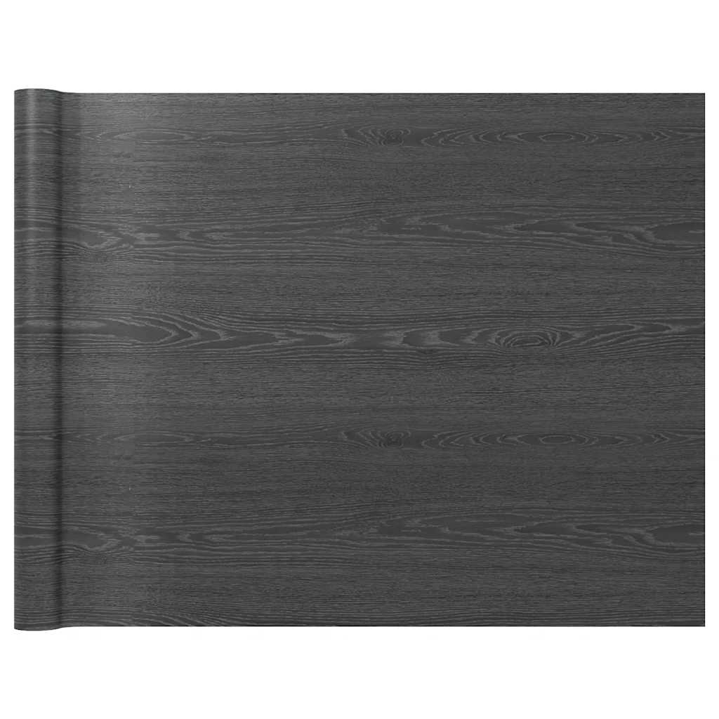 vidaXL Self-adhesive Furniture Films 2 pcs Dark Wood 500x90 cm PVC
