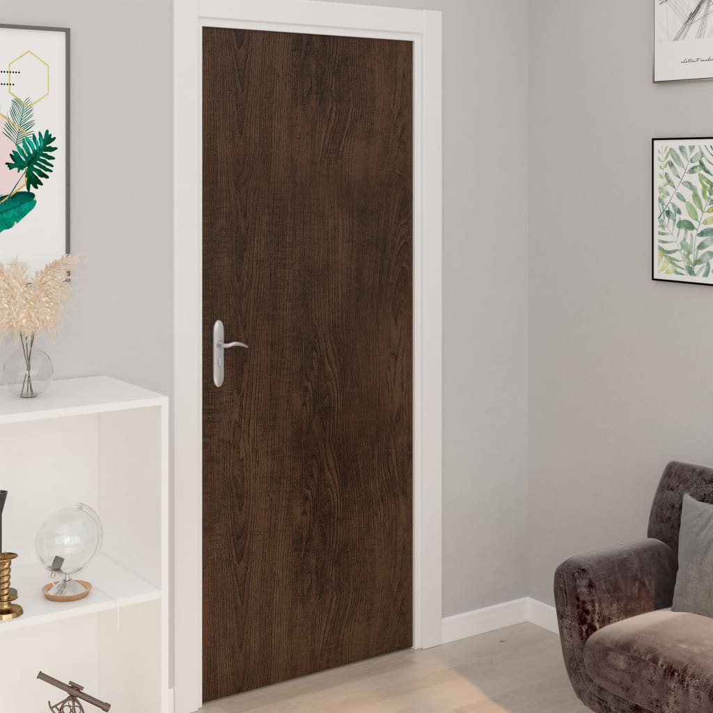 vidaXL Self-adhesive Furniture Films 2 pcs Dark Oak  500x90 cm PVC