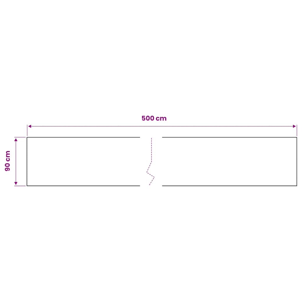 3059651 vidaXL Self-adhesive Furniture Films 2 pcs White 500x90 cm PVC (2x146122)
