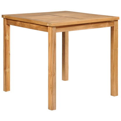 vidaXL Garden Dining Set | Warm Brown | Fine sanded teak hardwood | Medium