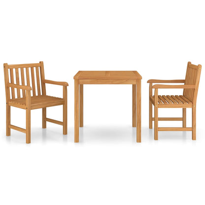 vidaXL Garden Dining Set | Warm Teak | Fine sanded teak hardwood | Medium