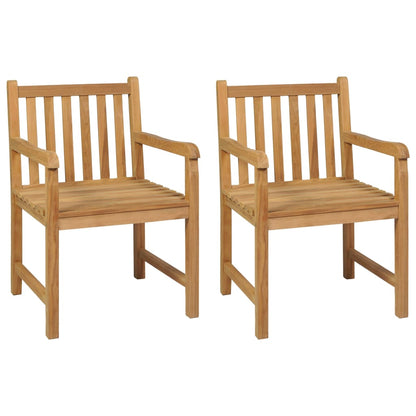 vidaXL Garden Dining Set | Warm Teak | Fine sanded teak hardwood | Medium