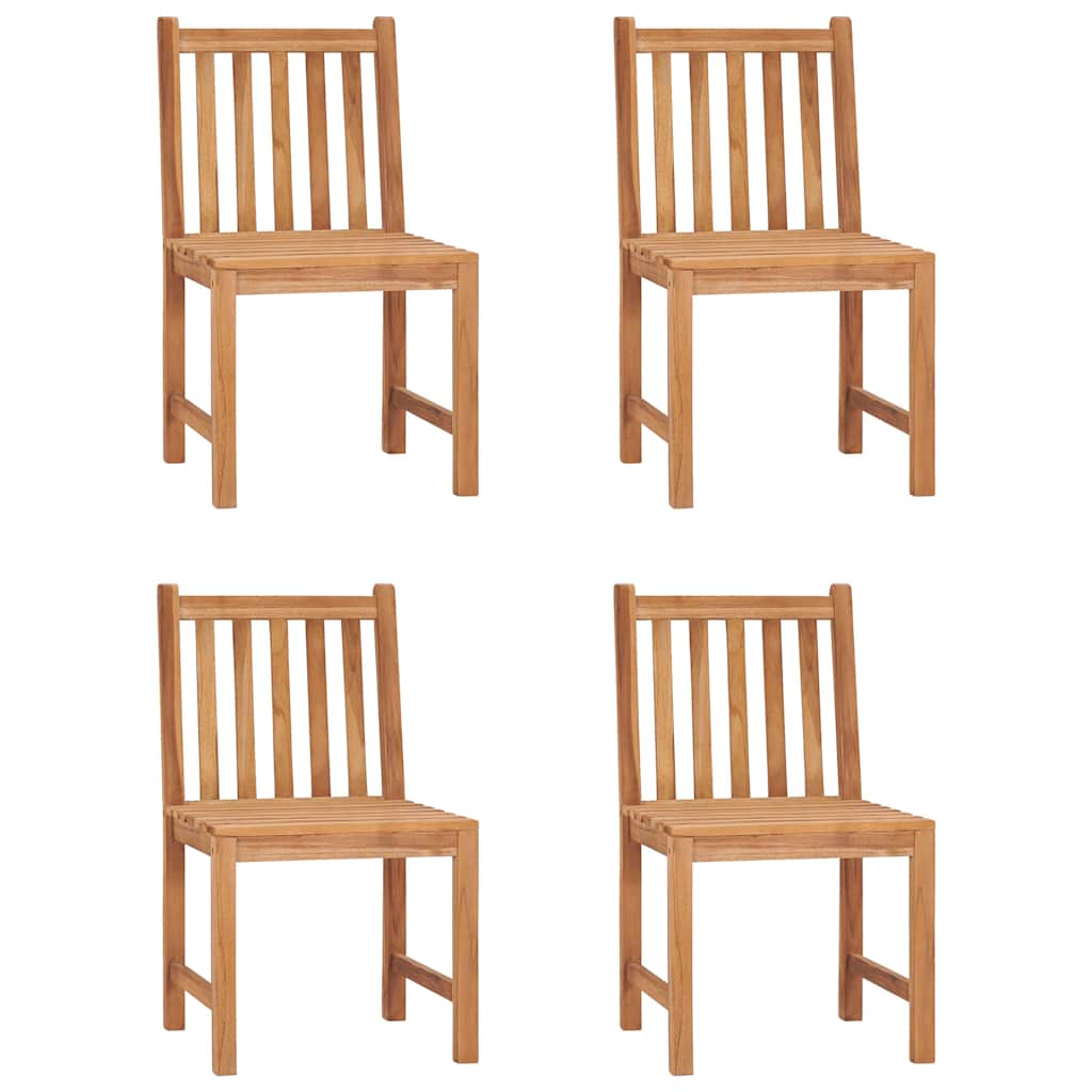 vidaXL 5 Piece Garden Dining Set 120x70 cm Solid Teak Wood