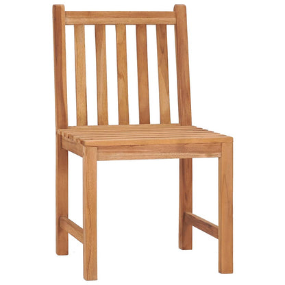 vidaXL 5 Piece Garden Dining Set 120x70 cm Solid Teak Wood